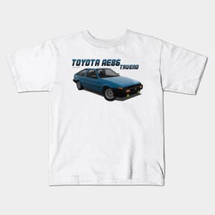 Toyota AE86 Trueno Blue Kids T-Shirt